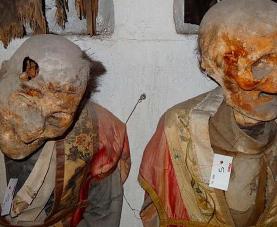 Palermo mummies.  Source: Habanero666 / CC by SA 3.0.