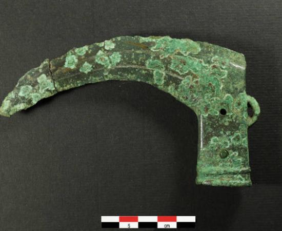 British-style socketed sickle dating from the end of the Bronze Age