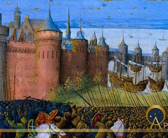 Siege of Tyre by Sébastien Mamerot (1493) (Public Domain)