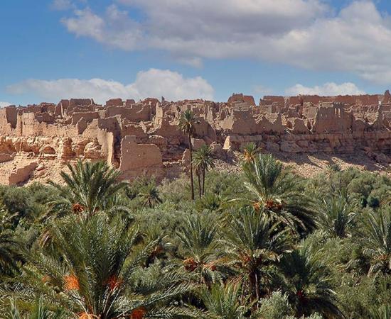 Remains of the ancient city of Sijilmasa within the lush Tafilalt Oasis in Morocco. Source: Mohammed / Adobe Stock