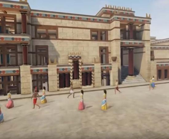 Reconstruction of the Palace at Knossos