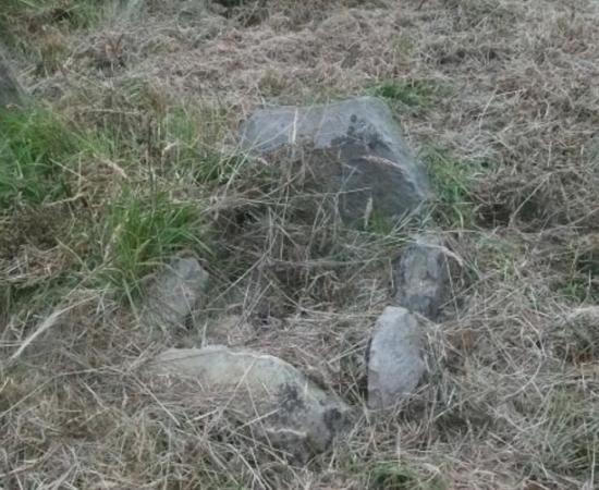 Small grave at the Children’s Fort in Tullycrine, Ireland