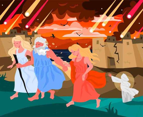 Bible narratives about Sodom and Gomorrah. Christian bible character. By artinspiring / Adobe Stock