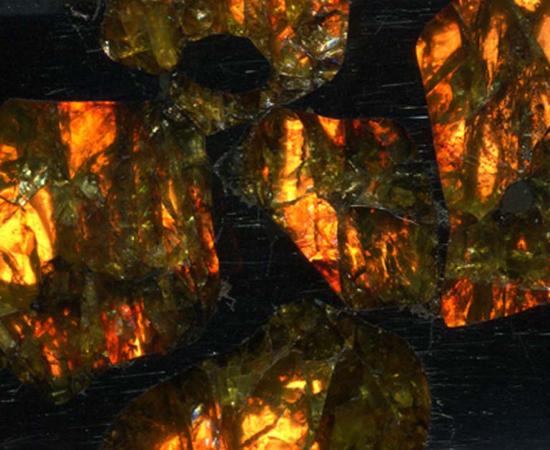 Pallasite - Fukang Meteorite