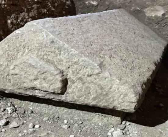 Sarcophagus discovered near the original burial place of Saint Nicholas at the Church of St. Nicholas.