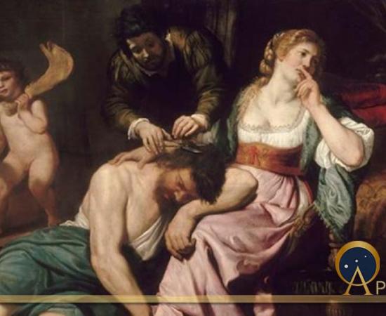 Samson and Delilah by Domenico Fiazella (1650) Louvre (Public Domain)