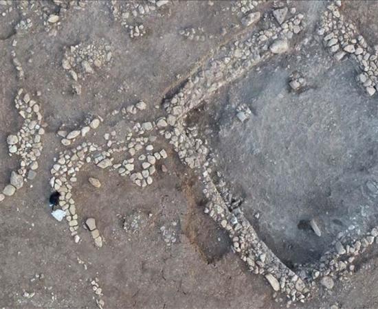 The Stone Age rock tombs recently found at the Kizilkoyun Necropolis area not far from Göbekli Tepe .            Source: AA News Broadcasting System (HAS)