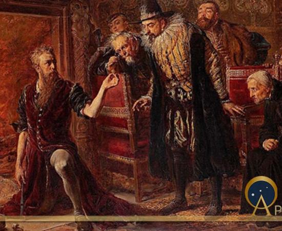 Alchemist Sendivogius (1566–1636) by Jan Matejko, (1867)