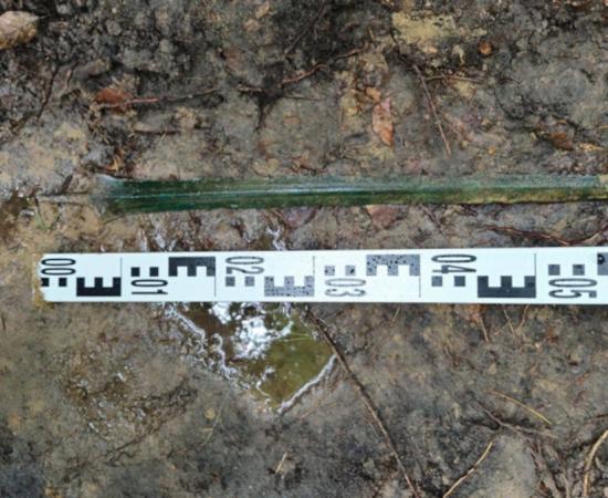 Bronze Age Sword near the find location.   