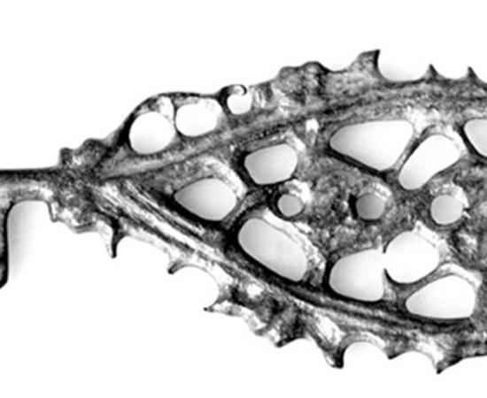 This bronze key from Heggum farm in Røyken in the Oslofjord is dated to the Viking Age.