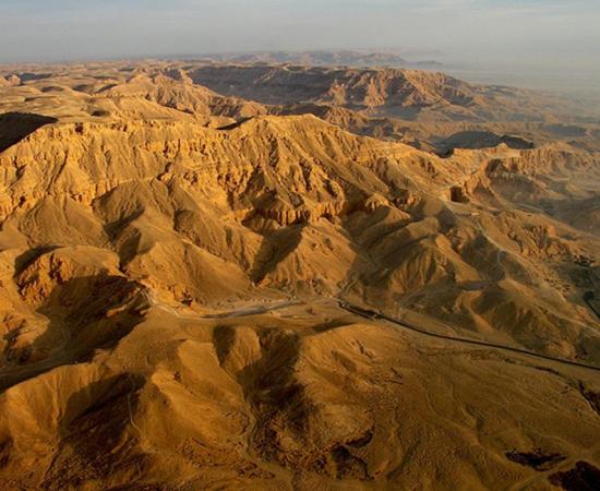 General view of the Valley of the Queens