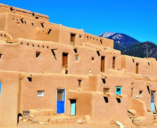 Taos Pueblo. New Mexico, USA. 