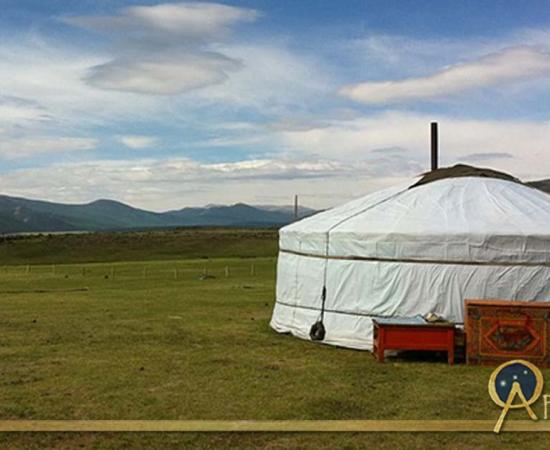 Open Sky and a Yurt in the Orkhon Valley