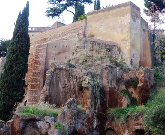 There was a ‘mini landslide’ at the Tarpeian Rock last year.    Source: CC BY-SA 4.0
