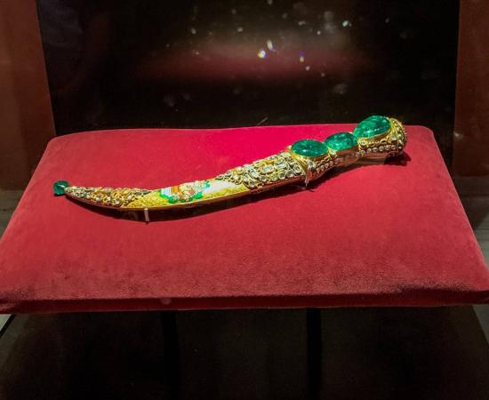 The Topkapi Dagger in Istanbul, Turkey.