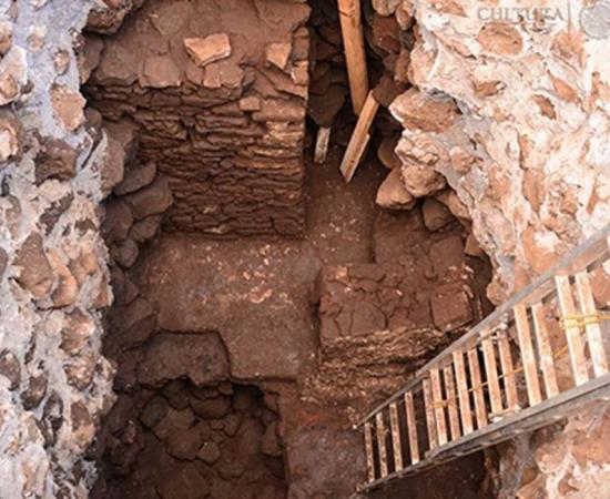 The temple was discovered when archaeologists were analyzing the damage in Teopanzolco pyramid. 