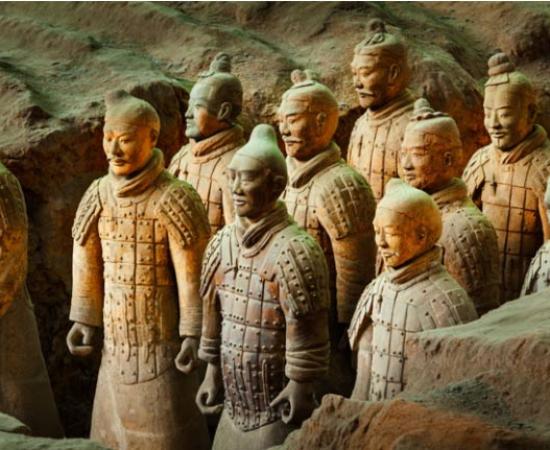 Terracotta Army statues.	Source: Chris/Adobe Stock