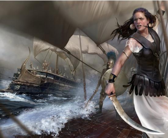 Artist's impression of Teuta, Queen of the Illyrian Ardiaei tribe