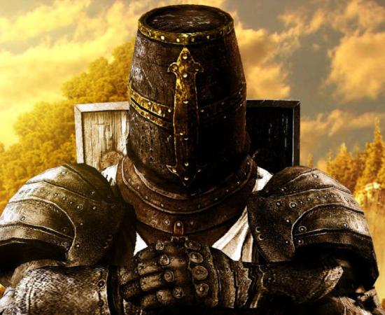 Detail of a Knight of the Teutonic Order. 