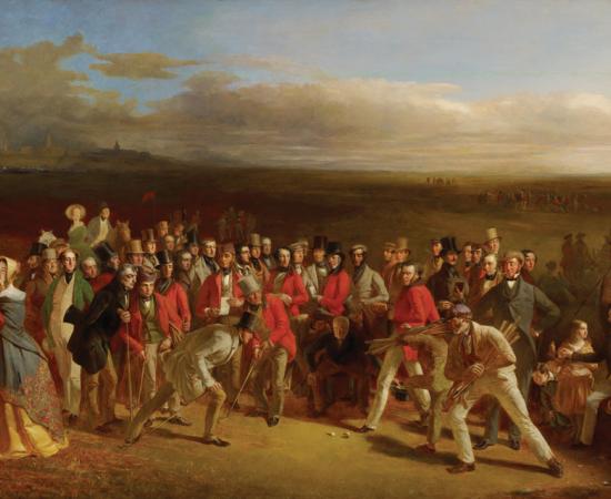 The Golfers by Charles Lee