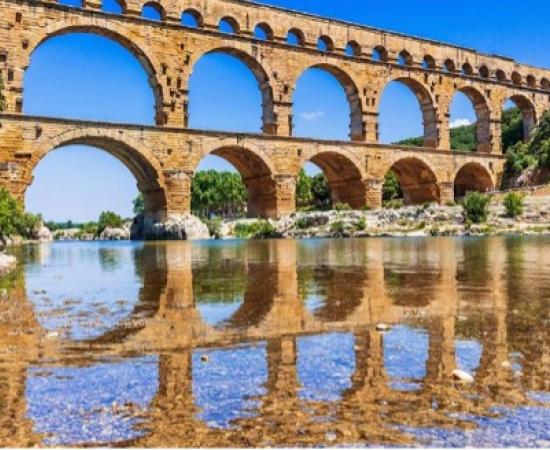 Pont Du Gard, Nimes, France. 