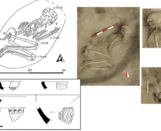 The discovery in the Kozareva Mogila necropolis