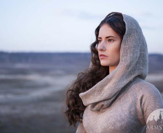 Fantasy linen dress wanderer by ArmStreet