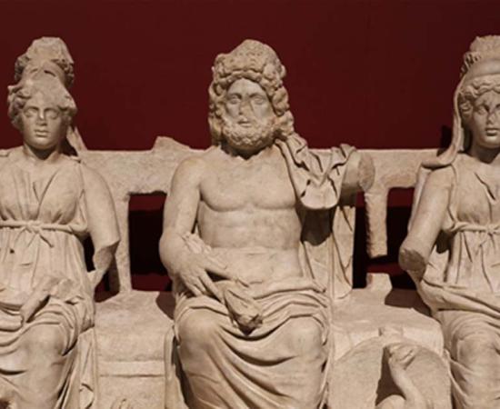 The Capitoline Triad, the Museum of Guidonia.