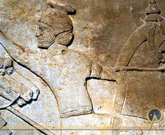 Assyrian relief of a horseman from Nimrud, now in the British Museum