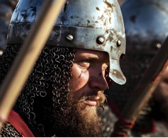 The Jutes, warriors fighting in battle.  Source: Sarah/Adobe Stock