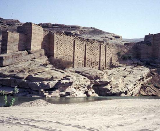The ruins of the Ma’rib Dam.