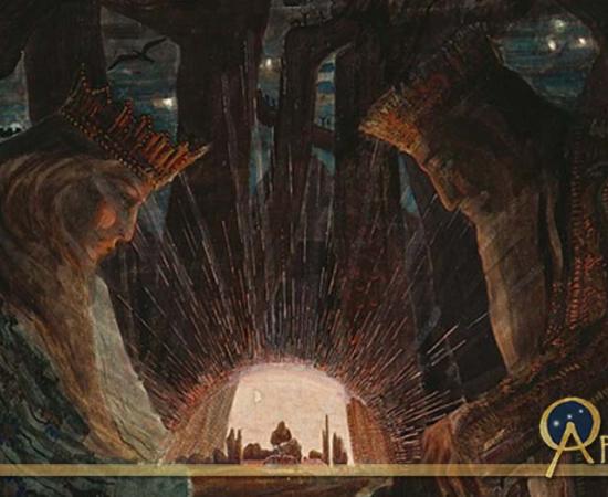 Kings' Fairy Tale, 1909, by Mikalojus Konstantinas Čiurlionis 