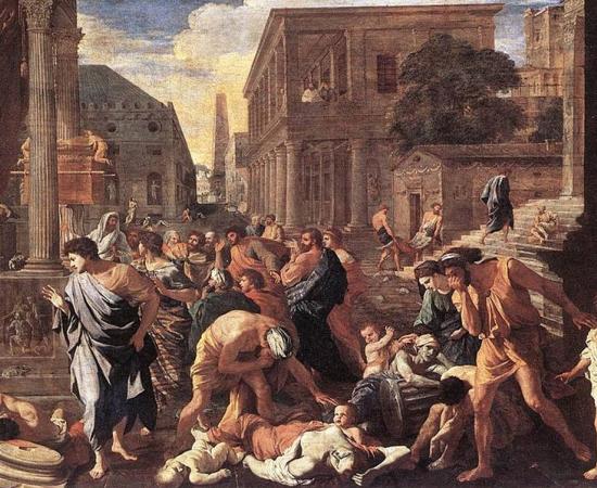 The Plague at Ashdod by Nicolas Poussin