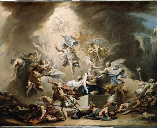 The Resurrection. (c. 1715-1716) By S. Ricci. 
