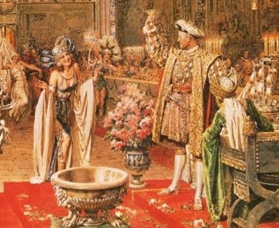 Toasting the revels: The court of Henry VIII, as depicted by the Italian artist Fortunino Matania. 