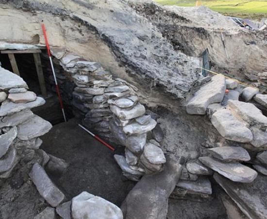 The steam room included a tank for boiling water and a network of cells. The building will be filled in at the end of the season to preserve it for further excavations next year. 