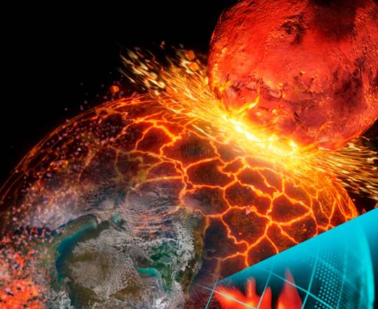 Scientists believe they’ve discovered evidence of Earth’s collision with Theia nearly 4.5 billion years ago thanks to seismic imaging. Source: Hongping Deng, Hangzhou Sphere Studio, China/Nature