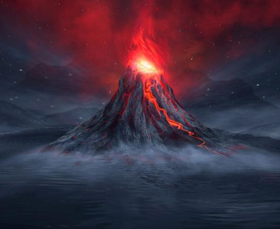 A recent PNAS study has revealed the extent of the Tera eruption's tsunami wave destruction across the northern Aegean based on Late Bronze Age skeletons found in northern Turkey. 		Source: MiaStendal / Adobe Stock