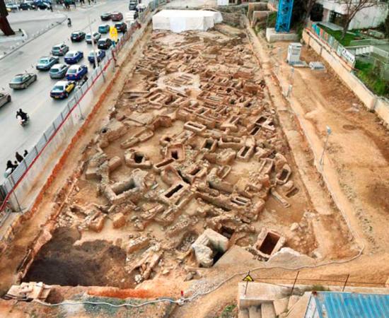 Thousands of artifacts and architectural remains have been uncovered during metro excavations in Thessaloniki. Source: Attiko Metro SA