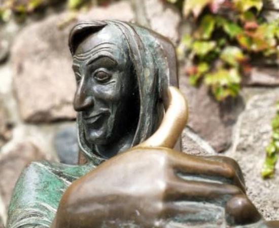 Till Eulenspiegel fountain in Mölln 