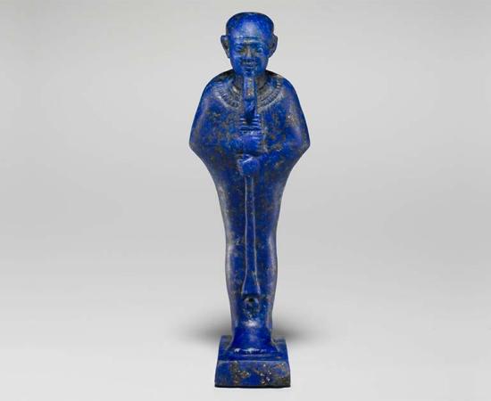 Lapis lazuli cult image of the God Ptah. Source: Metropolitan Museum of Art / Public Domain. 
