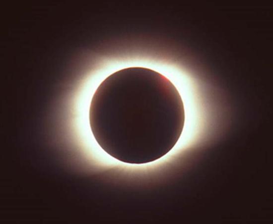 Total eclipse of the sun, Chita, Russia, 1997.