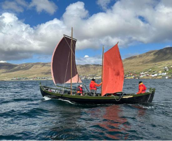 The Viking replica boat, Naddoddur.