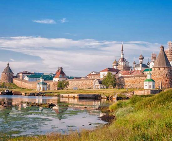 A photo of the Solovetsky Monastery