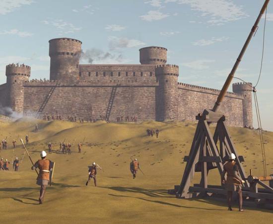 : Medieval trebuchet. Source: anibal / Adobe Stock.