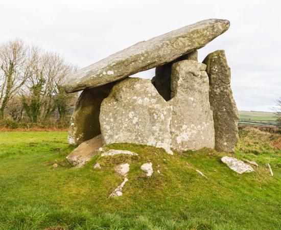 Trethevy Quoit, portal dolmen in Cornwall	Source: Andy Chisholm / Adobe Stock