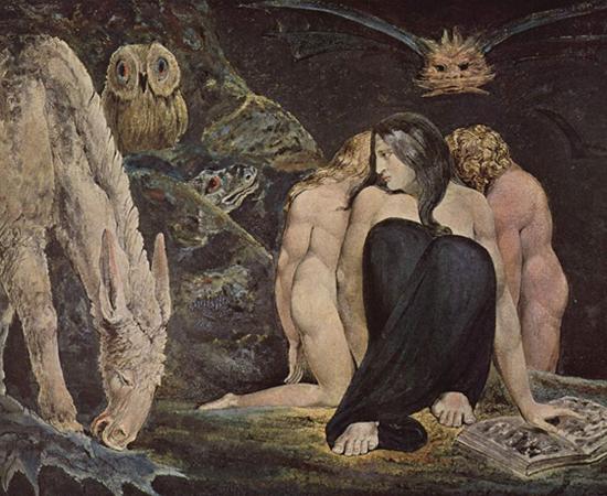 The Triple Hecate, 1795 William Blake. 