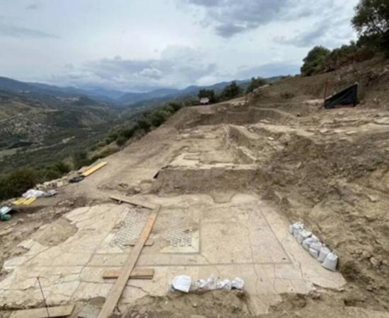 Newly discovered Roman thermal baths in the ancient city of Halaesa Archonidea