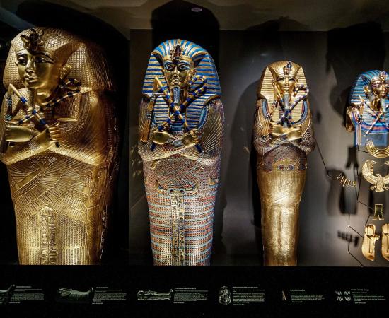 Tutankhamun's Nested Coffins and Royal Funerary Treasures