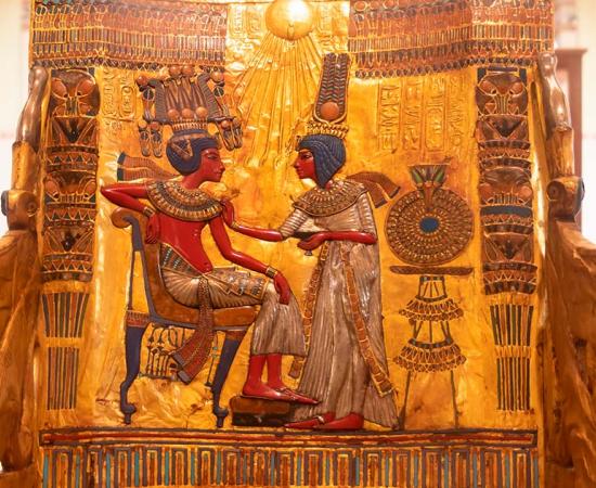 Tutankhamun’s chair. Source: Alfredo / Adobe Stock.